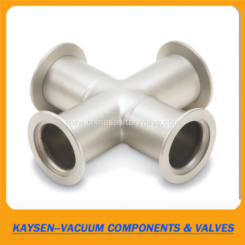 Stainless Steel KF40 Vacuum Crosses